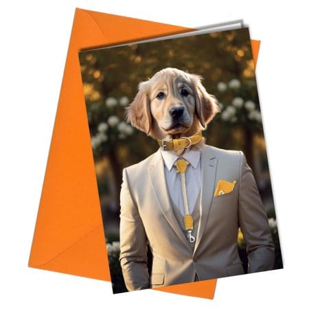 Golden Retriever Dog Card