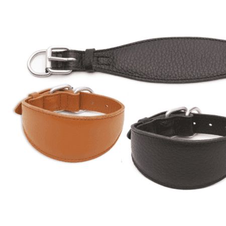 GREYHOUND SOFT LEATHER COLLAR